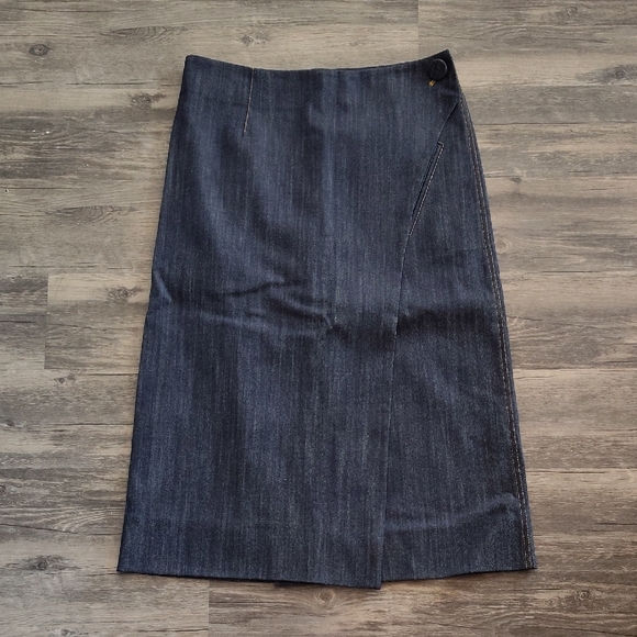 Adam Lippes Denim Maxi Skirt. Size 10